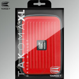 Target Darttasche Dartcase Dartbox Takoma XL Wallet Rot