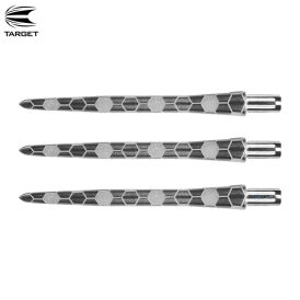 Target Steel Tip FIRESTORM Dart Wechsel- Spitzen Titanium Point Silber Onyx 26 mm