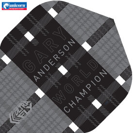 Unicorn Ultra Fly 100 Gary Anderson Black Flights verschiedene Flightformen - Flight Shape