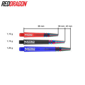 Red Dragon Nitrotech Ionic Shaft Blau S Kurz