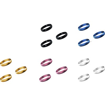 Harrows Supergrip Spare Rings Shaft Ringe in verschieden Farben