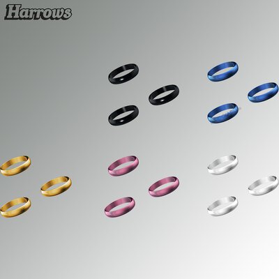 Harrows Supergrip Spare Rings Shaft Ringe Gold