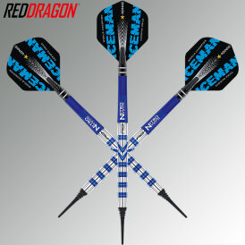 Red Dragon Soft Darts Gerwyn Price PVD Blue 90% Softtip Dart Softdart 22 g