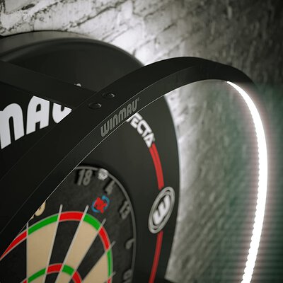 Winmau Plasma Dartboard Light Dartboardbeleuchtung Dartscheiben Licht Verpackung beschädigt
