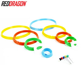 Red Dragon Peter Wright Snakebite Darts Practice Rings Dart Trainings Ringe