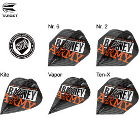 Target Raymond van Barneveld Barney Army Black Schwarz Pro Ultra Dart Flight Design 2019 TEN-X