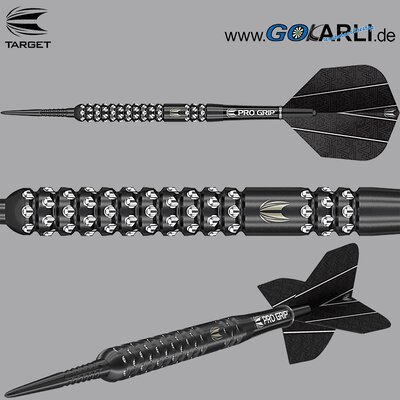 Target Steel Darts Rob Cross Pixel Black 90% Tungsten Steeltip Darts Steeldart 25 g