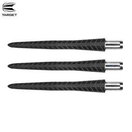Target Steel Tip FIRESTORM Dart Wechsel- Spitzen Titanium Point Schwarz Quartz 26 mm
