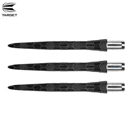 Target Steel Tip FIRESTORM Dart Wechsel- Spitzen Titanium Point Schwarz Onyx 26 mm
