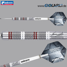 Unicorn Steel Darts Silver Star James Wade Steeltip Darts Steeldart 24 g
