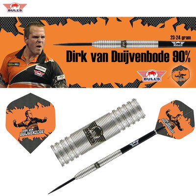 BULLS Steel Darts Dirk van Duijvenbode The Titan 90% Tungsten Steeltip Darts Steeldart