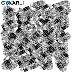 GOKarli Dart Federringe für Nylon Shafts Dartshaft Ringe 100 Stück