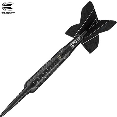 Target Steel Darts Rob Cross Pixel Black 90% Tungsten 2019 Steeltip Darts Steeldart & Rob Cross Flight 334200 & Pro Grip Shafts 110170 & GOKarli Flights 21 g