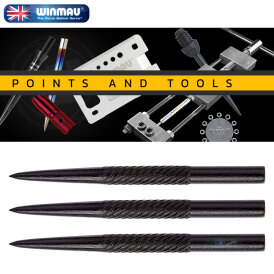 Winmau Steel Tip Spiral Black Points Wechsel- Spitzen Dart Point 32 mm