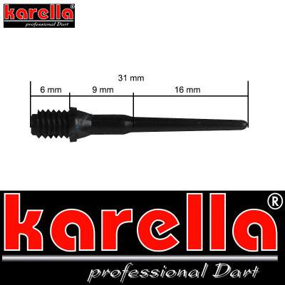 Karella Keypoint-Special Pixel Tip Softdart Spitze Soft Tip 2BA Blau 100 St�ck