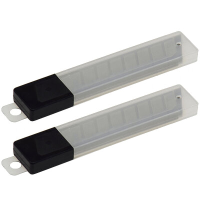 Ersatzklingen für Abbrechmesser Teppichmesser Cutter-Messer 18mm 2 mal 10er-Pack 20 Klingen