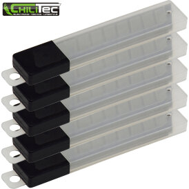 Ersatzklingen für Abbrechmesser Teppichmesser Cutter-Messer 18mm 5 mal 10er-Pack 50 Klingen