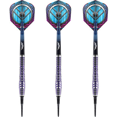 Shot Soft Dart Viking Shield Maiden 90% Tungsten Softtip Darts Softdart 18 g