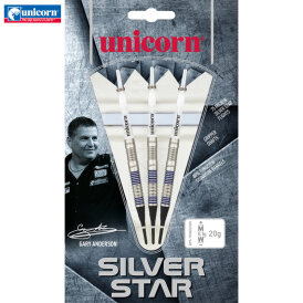 Unicorn Soft Darts Gary Anderson Silver Star P3 Softtip Darts Softdart 18 g