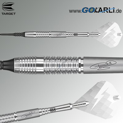 Target Soft Darts Phil Taylor Power 9Five G6 Generation 6 95% Tungsten Softtip Darts Softdart
