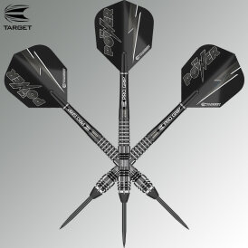 Target Steel Darts Phil Taylor Power 8Zero 4 Black Titanium P8Z4 80% Tungsten Steeltip Darts Steeldart 25 g