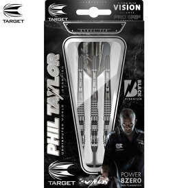 Target Steel Darts Phil Taylor Power 8Zero 4 Black Titanium P8Z4 80% Tungsten Steeltip Darts Steeldart 25 g