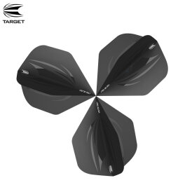 Target ID Pro Ultra Dart Flight Dartflight Flightform / Shape Nr.2 Design 2019 Schwarz