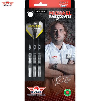 BULLS Soft Darts Michael Rasztovits Rasto 90% Tungsten Matchdart Softtip Darts Softdart