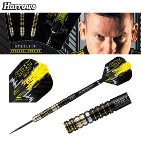 Harrows Steel Darts Dave Chisnall Chizzy 90% Tungsten Steeltip Dart Steeldart 24 g