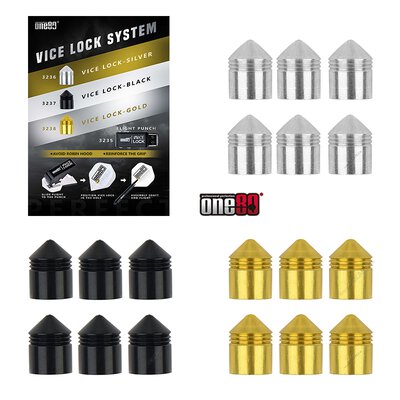 one80 Dart Vice Lock System Vice Lock Ring Vice Lock Caps Schwarz