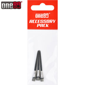 one80 Normal Steel Tip Schraubspitzen Wechselspitzen Conversion Point Modell A Schwarz
