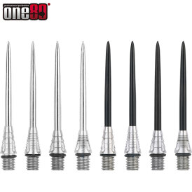 one80 Normal Steel Tip Schraubspitzen Wechselspitzen Conversion Point Modell A Schwarz