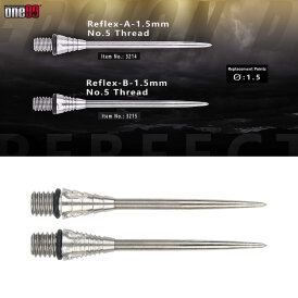one80 Reflex Steel Tip Schraubspitzen Wechselspitzen Conversion Point 2019 Modell B Nr.5 2,0 mm