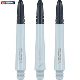 Winmau Vecta Shaft Composite mit leichtem aluminiumlegierten Top M Mittel Weiß