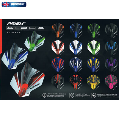 Winmau Prism ALPHA Dart Flight Generation 3 2019 / 2020 Design 6