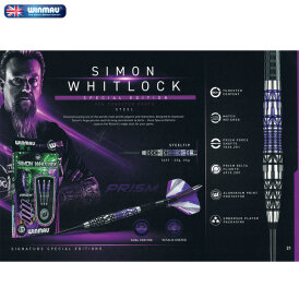 Winmau Steel Darts Simon Whitlock Spezial Special Edition Steeltip Dart Steeldart 90% Tungsten