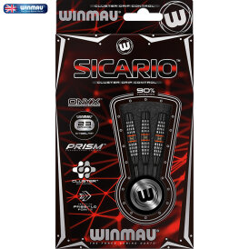 Winmau Steel Darts Sicario 90% Tungsten Steeltip Dart Steeldart 23 g