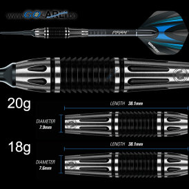 Winmau Soft Darts Majestic 90% Tungsten Softtip Dart Softdart