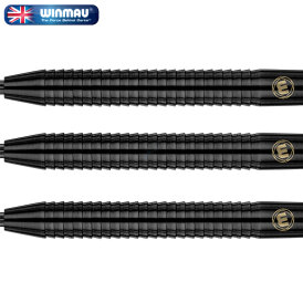 Winmau Steel Darts Sabotage Onyx Black 90% Tungsten Steeltip Dart Steeldart 26 g