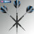 Winmau Steel Darts Sabotage Onyx Black 90% Tungsten Steeltip Dart Steeldart 26 g