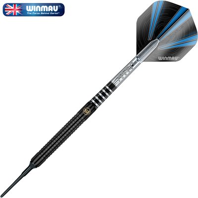 Winmau Soft Darts Sabotage Onyx Black 90% Tungsten Softtip Dart Softdart 20 g