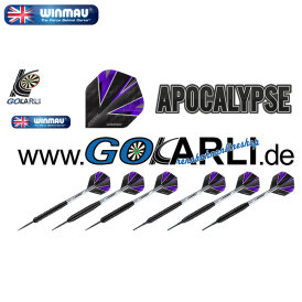 Winmau Steel Darts Apocalypse Brass Messing Steeltip Dart Steeldart 23 g