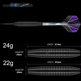 Winmau Steel Darts Apocalypse Brass Messing Steeltip Dart Steeldart 24 g