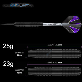 Winmau Steel Darts Apocalypse Brass Messing Steeltip Dart Steeldart 25 g