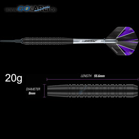 Winmau Soft Darts Apocalypse Brass Messing Softtip Dart Softdart Modell A
