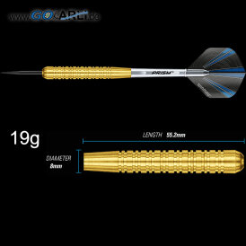 Winmau Steel Darts Neutron Brass Messing Steeltip Dart Steeldart 19 g
