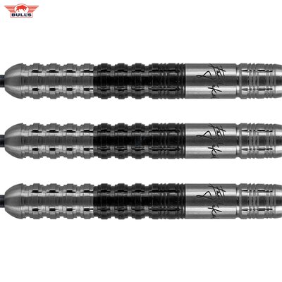 BULLS Steel Darts Pavel Jirkal Black Titanium Matchdart 90% Tungsten Steeltip Darts Steeldart 25 g