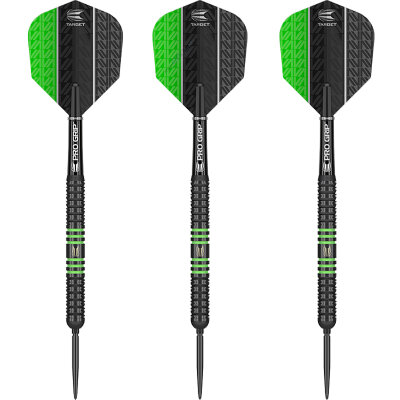 Target Steel Darts Vapor8 Black SWISS Point 80% Tungsten Steeltip Darts Steeldart 22 g