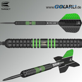 Target Steel Darts Vapor8 Black SWISS Point 80% Tungsten Steeltip Darts Steeldart 22 g