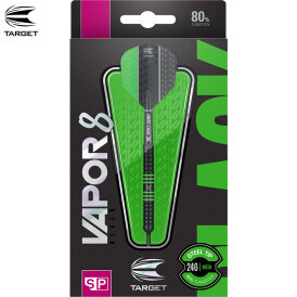 Target Steel Darts Vapor8 Black SWISS Point 80% Tungsten Steeltip Darts Steeldart 26 g